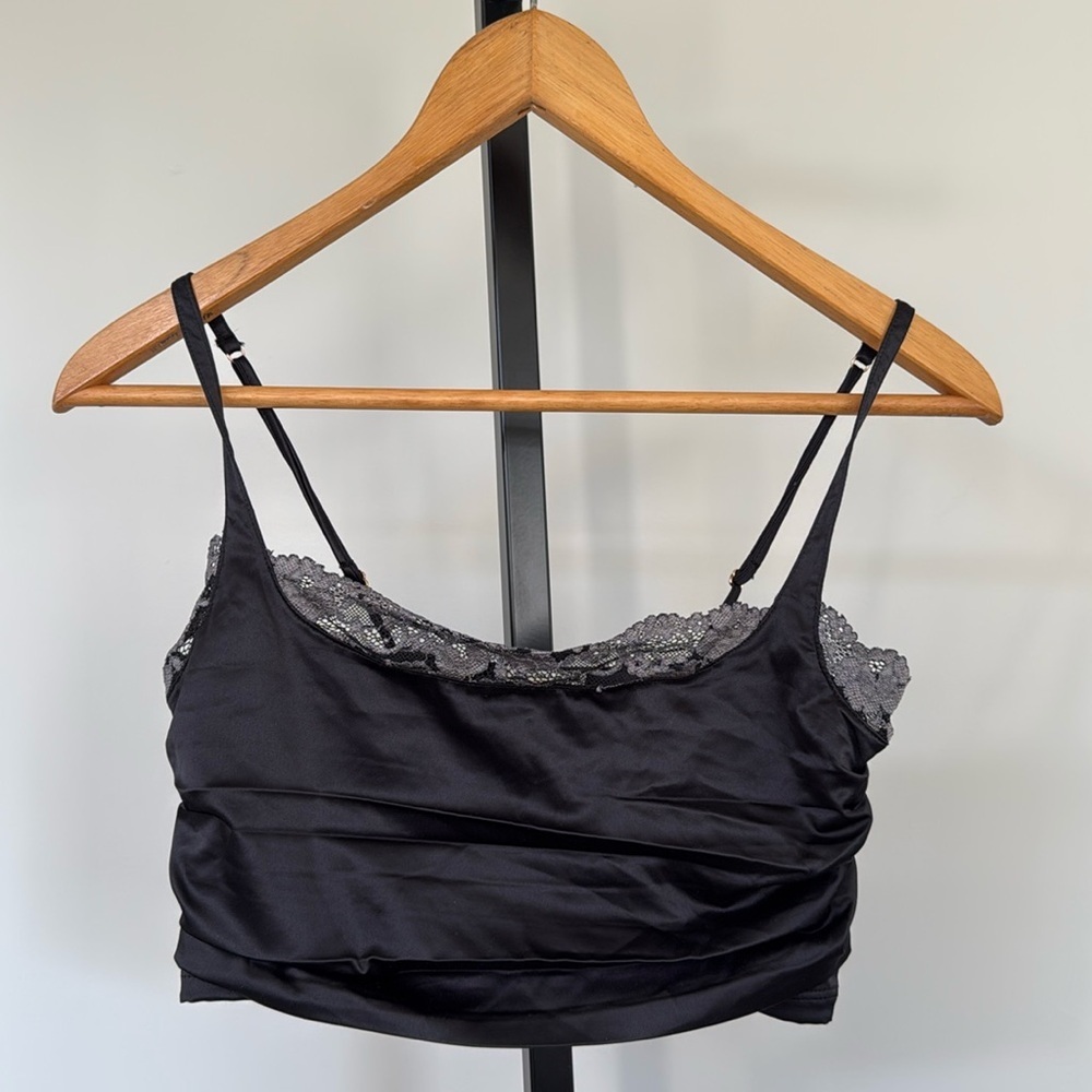 Free People satin lace cami